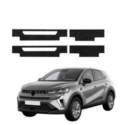 GrizzGlass HeavyDuty Black Full Door Sill Protective Film Renault Captur (2024-2026) [4in1]