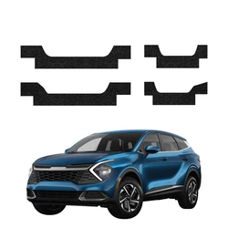 GrizzGlass HeavyDuty Black Door Sill Protective Film Kia Sportage 5 (2021-2025) [4in1]