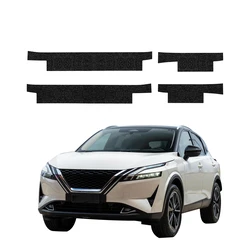 GrizzGlass HeavyDuty Black Door Sill Protective Film Nissan Qashqai 3 (2021-2024) [4in1]