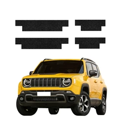 GrizzGlass HeavyDuty Black Door Sill Protective Film Jeep Renegade (2022-2026) [4in1]