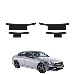 GrizzGlass HeavyDuty Black Door Sill Protective Film Mercedes C-Class (2021-2026) [4in1]
