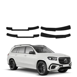 GrizzGlass HeavyDuty Black Door Sill Protective Film Mercedes GLS 450d (2023-2026) [4in1]