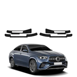 GrizzGlass HeavyDuty Black Door Sill Protective Film Mercedes GLE 450d Coupe (2023-2026) [4in1]