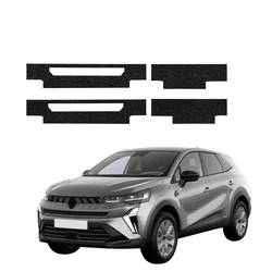 GrizzGlass HeavyDuty Black Door Sill Protective Film Renault Symbioz (2024-2026) [4in1]
