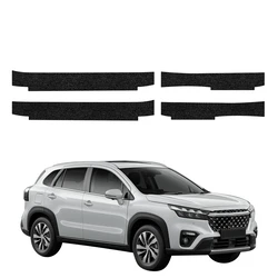 GrizzGlass HeavyDuty Black Door Sill Protective Film Suzuki S-Cross (2021-2026) [4in1]