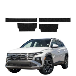 GrizzGlass HeavyDuty Black Door Sill Protective Film Hyundai Tucson Facelift (2024-2026) [4in1]