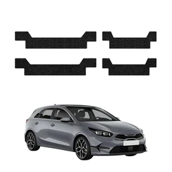 GrizzGlass HeavyDuty Black Door Sill Protective Film Kia Ceed Hatchback (2021-2025) [4in1]