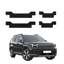 GrizzGlass HeavyDuty Black Door Sill Protective Film Hyundai Santa Fe (2023-2026) [4in1]
