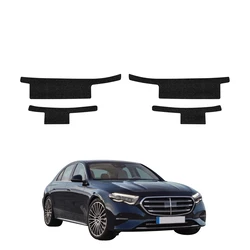 GrizzGlass HeavyDuty Black Door Sill Protective Film Mercedes E-Class (2016-2023) [4in1]