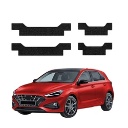 GrizzGlass HeavyDuty Black Door Sill Protective Film Hyundai i30 Hatchback (2020-2026) [4in1]