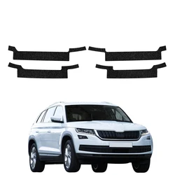 GrizzGlass HeavyDuty Black Door Sill Protective Film Skoda Kodiaq (2016-2023) [4in1]