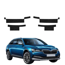 GrizzGlass HeavyDuty Black Door Sill Protective Film Skoda Superb 3 Combi (2019-2023) [4in1]