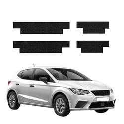 GrizzGlass HeavyDuty Black Door Sill Protective Film Seat Ibiza (2021-2026) [4in1]
