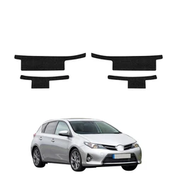GrizzGlass HeavyDuty Black Door Sill Protective Film Toyota Auris (2012-2015) [4in1]