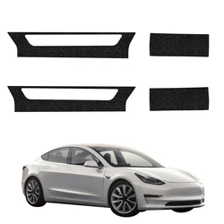 GrizzGlass HeavyDuty Black Door Sill Protective Film Tesla Model 3 (2017-2020) [4in1]