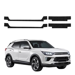 GrizzGlass HeavyDuty Black Door Sill Protective Film SsangYong Korando (2023-2026) [4in1]