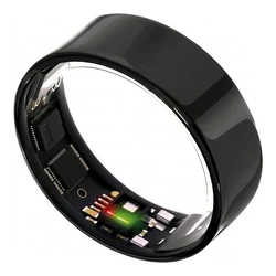 Ultrahuman Ring Air - Έξυπνο Δαχτυλίδι για Γυναίκες και Άνδρες - Παρακολούθηση Ύπνου & Fitness - Aster Black Μέγεθος 11