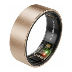 Ultrahuman Ring Air - Έξυπνο δαχτυλίδι για γυναίκες και άνδρες - Παρακολούθηση ύπνου & φυσικής κατάστασης - Καρδιακός ρυθμός - Rose Gold Μέγεθος 11