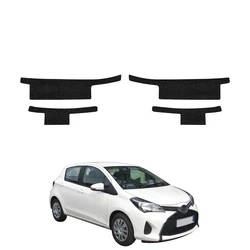 GrizzGlass HeavyDuty Black Door Sill Protective Film Toyota Yaris (2011-2016) [4in1]
