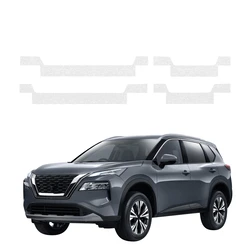 GrizzGlass HeavyDuty Clear Door Sill Protective Film Nissan X-Trail Facelift (2024-2026) [4in1]