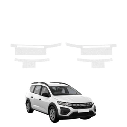 GrizzGlass HeavyDuty Clear Door Sill Protective Film Dacia Jogger (2022-2026) [4in1]