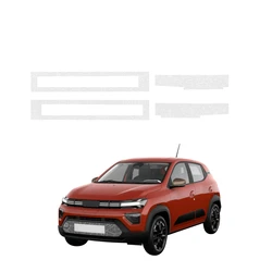 GrizzGlass HeavyDuty Clear Door Sill Protective Film Dacia Spring (2024-2026) [4in1]