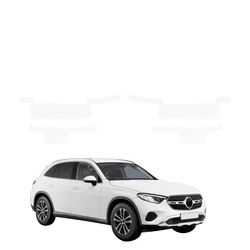 GrizzGlass HeavyDuty Clear Door Sill Protective Film Mercedes GLC Wagon (2025-2026) [4in1]