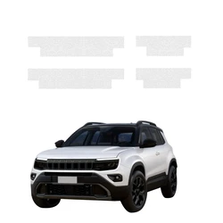GrizzGlass HeavyDuty Clear Door Sill Protective Film Jeep Avenger (2023-2026) [4in1]