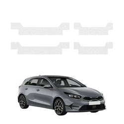 GrizzGlass HeavyDuty Clear Door Sill Protective Film Kia Ceed Hatchback (2021-2025) [4in1]