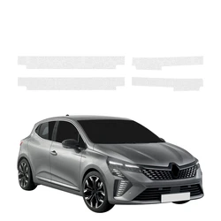 GrizzGlass HeavyDuty Clear Door Sill Protective Film Renault Clio (2023-2024) [4in1]