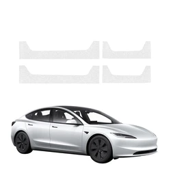 GrizzGlass HeavyDuty Clear Door Sill Protective Film Tesla Model 3 (2021-2025) [4in1]