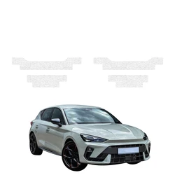 GrizzGlass HeavyDuty White Door Sill Protective Film Cupra Leon Hatchback (2024-2026) [4in1]