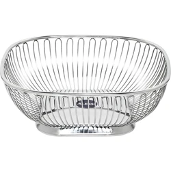 Alessi Fruit Bowl Inox Grey 23x23 cm