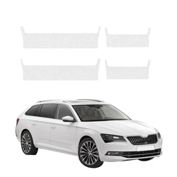GrizzGlass HeavyDuty Clear Door Sill Protective Film Skoda Superb 3 Combi (2015-2019) [4in1]