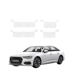 GrizzGlass HeavyDuty White Door Sill Protective Film Audi A6 C8 Sedan (2018-2023) [4in1]