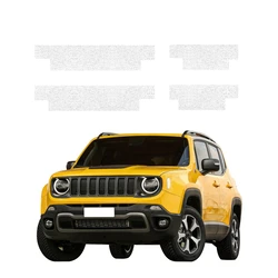 GrizzGlass HeavyDuty White Door Sill Protective Film Jeep Renegade (2022-2026) [4in1]