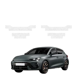 GrizzGlass HeavyDuty White Door Sill Protective Film Cupra Leon Sportstourer (2024-2026) [4in1]