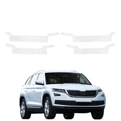 GrizzGlass HeavyDuty White Door Sill Protective Film Skoda Kodiaq (2016-2023) [4in1]