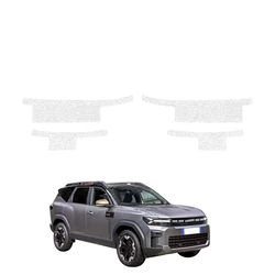 GrizzGlass HeavyDuty White Door Sill Protective Film Dacia Bigster (2025-2026) [4in1]