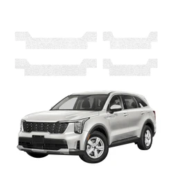 GrizzGlass HeavyDuty White Door Sill Protective Film Kia Sorento (2023-2026) [4in1]