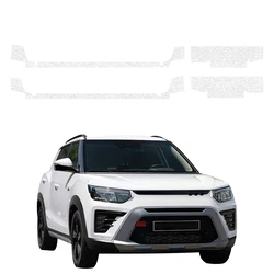 GrizzGlass HeavyDuty White Door Sill Protective Film SsangYong Tivoli (2023-2026) [4in1]