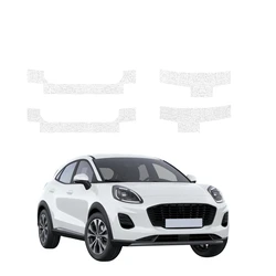 GrizzGlass HeavyDuty White Door Sill Protective Film Ford Puma Facelift (2024-2026) [4in1]