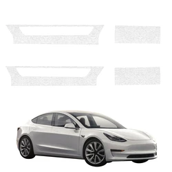 GrizzGlass HeavyDuty White Door Sill Protective Film Tesla Model 3 (2017-2020) [4in1]