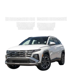GrizzGlass HeavyDuty White Door Sill Protective Film Hyundai Tucson Facelift (2024-2026) [4in1]