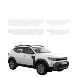 GrizzGlass HeavyDuty White Door Sill Protective Film Dacia Duster (2024-2026) [4in1]