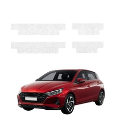 GrizzGlass HeavyDuty White Door Sill Protective Film Hyundai i20 (2023-2026) [4in1]