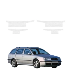 GrizzGlass HeavyDuty White Door Sill Protective Film Skoda Octavia Kombi (1996-2010) [4in1]