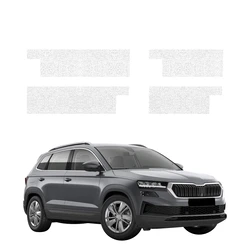 GrizzGlass HeavyDuty White Door Sill Protective Film Skoda Karoq Facelift (2022-2026) [4in1]
