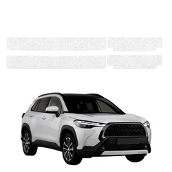 GrizzGlass HeavyDuty White Door Sill Protective Film Toyota Corolla Cross (2022-2026) [4in1]