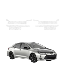 GrizzGlass HeavyDuty White Door Sill Protective Film Toyota Corolla Sedan (2022-2026) [4in1]